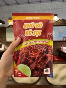 Khô Bò Xé Sợi Gói 50Gram