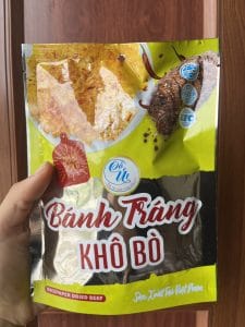 Bánh Tráng Trộn Sẵn Vi Khô Bò