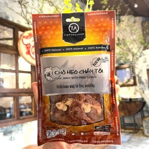 Khô heo cháy tỏi 50gram