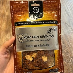 Khô heo cháy tỏi thịt dai